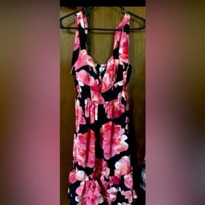 Beautiful black pink dress